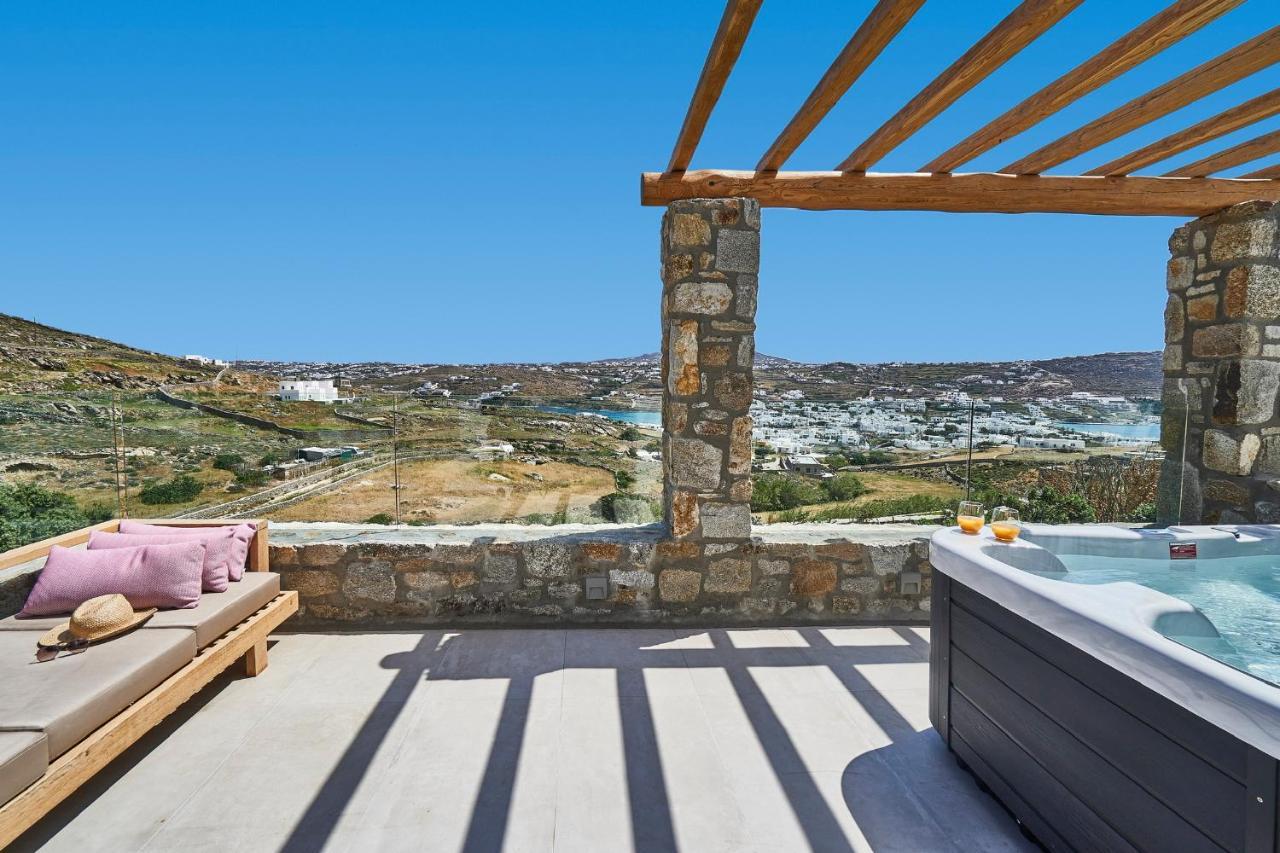 Due Mari Mykonos Hotel Agios Ioannis Diakoftis Buitenkant foto
