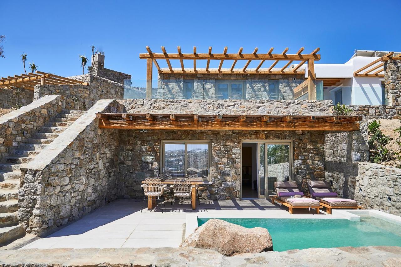 Due Mari Mykonos Hotel Agios Ioannis Diakoftis Buitenkant foto