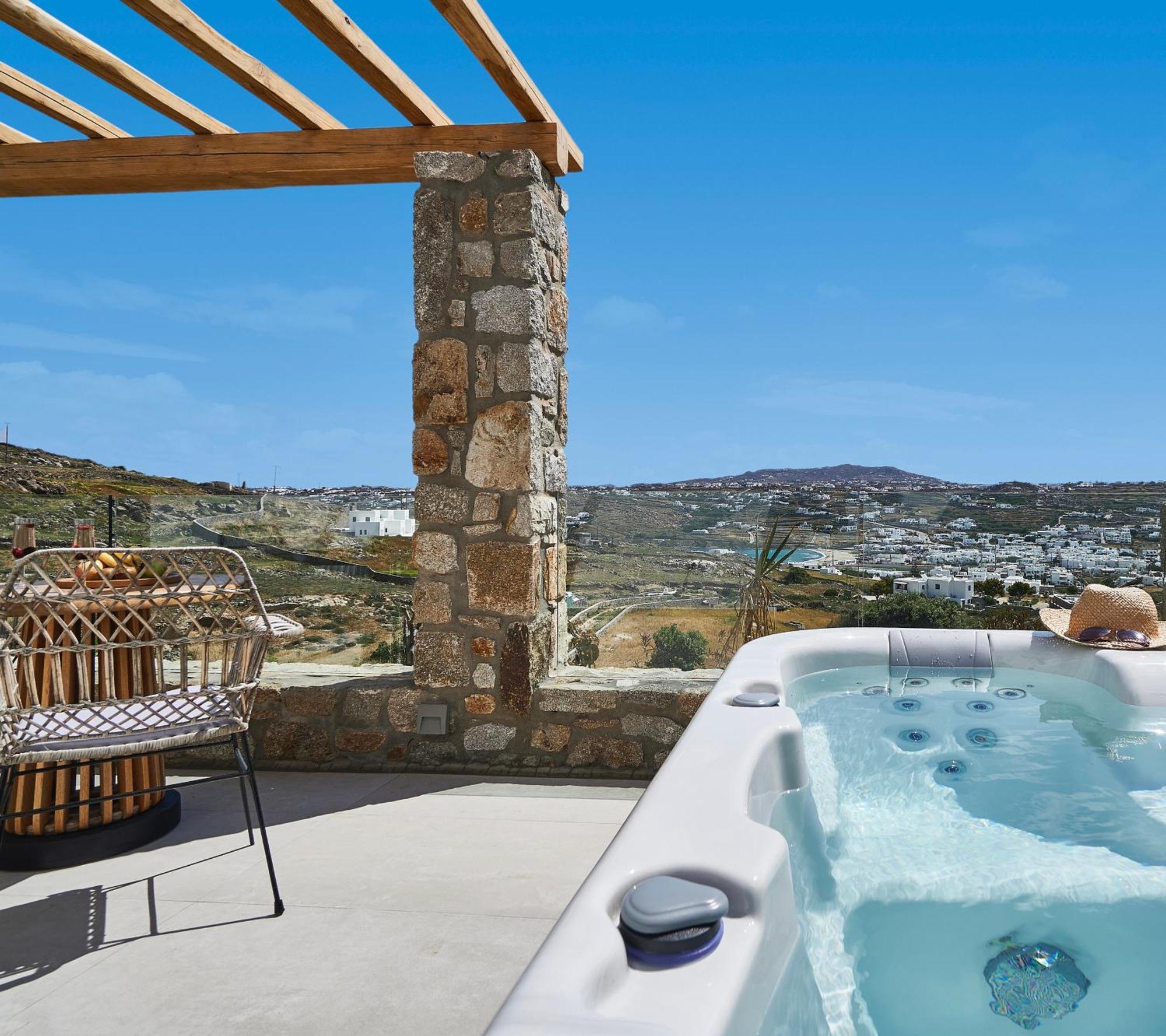 Due Mari Mykonos Hotel Agios Ioannis Diakoftis Buitenkant foto